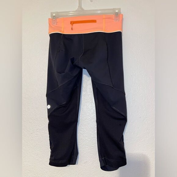 Lululemon Run: For Your Life Crop black size 4 NWOT - Picture 3 of 7
